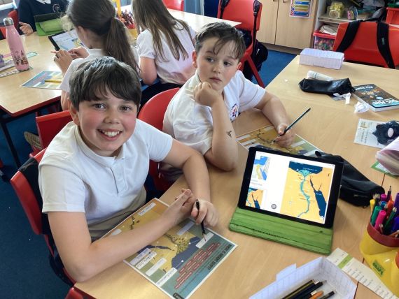 6OBCH - Ancient Egypt Map Work 